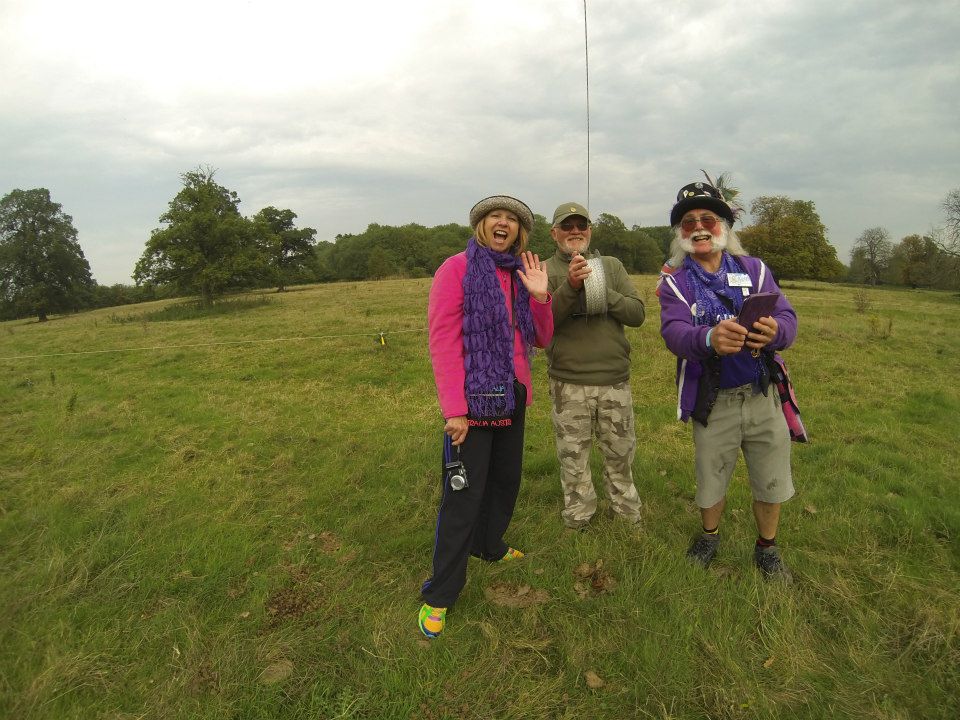 Keith & Peter demonstrate British KAP to Linda