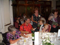 2006 reunion - committee (Dorothy  Dominic  Linda and Debbie) with Alec and Faith